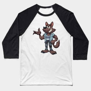 Evil Werewolf Baseball T-Shirt